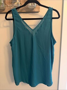 Maurices Teal V-Neck Sleeveless Camisole